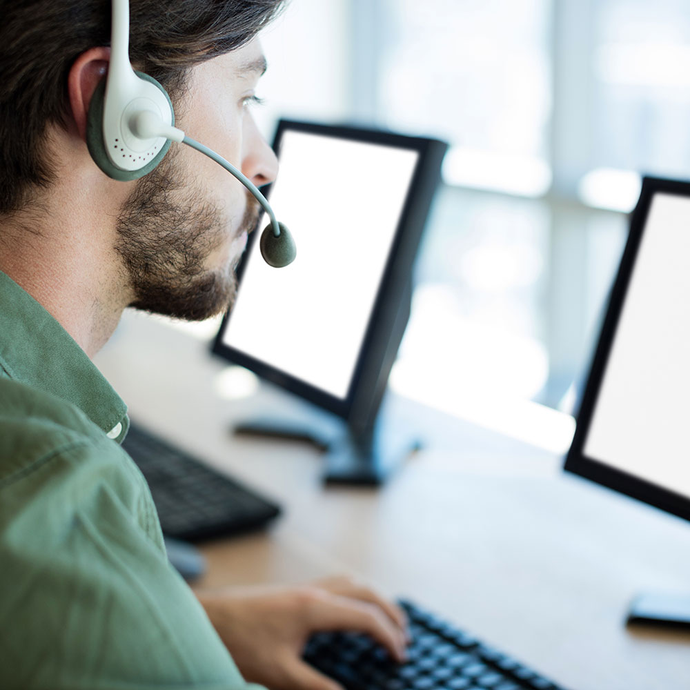 Online Computer Repair Technician on Laptop